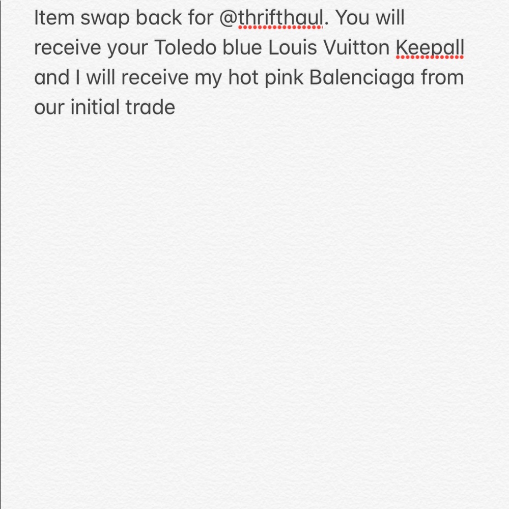 Swap back with @thrifthaul